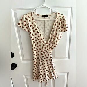 Brandy Melville Floral Wrap Dress